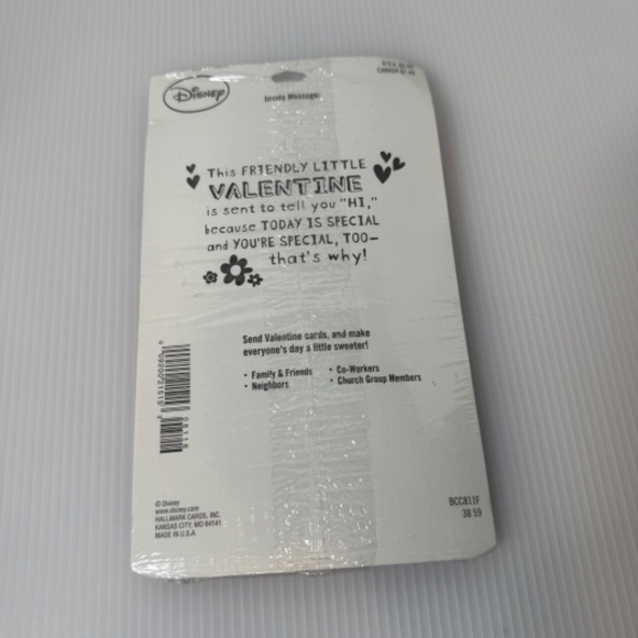 Walt Disney Mickey Mouse Valentine’s Day Cards Ambassador Hallmark Cards Vintage - Picture 4 of 5